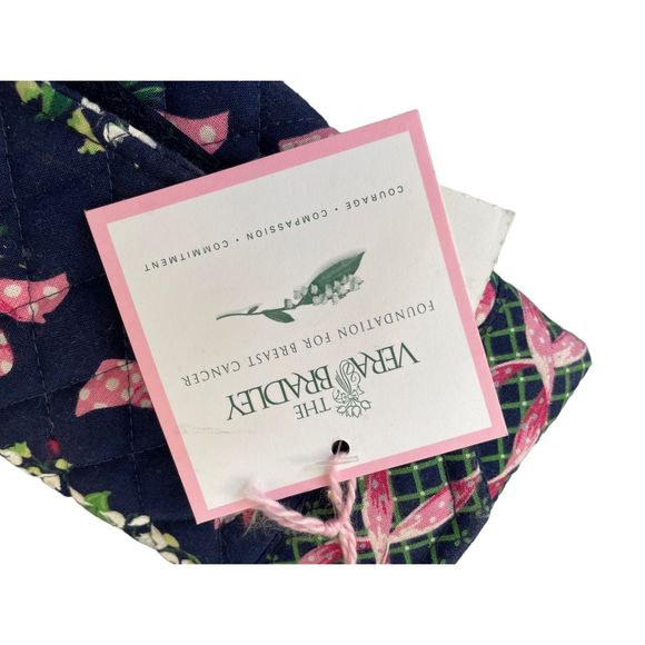 Vera Bradley Crossbody Wallet New Breast Cancer Awareness Floral - Picture 8 of 9